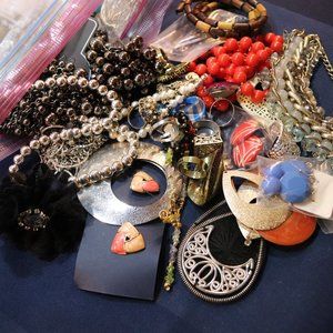 A Wondeful LOT of assorted jewelry - very wearable -  4+ pounds of treasures !!!